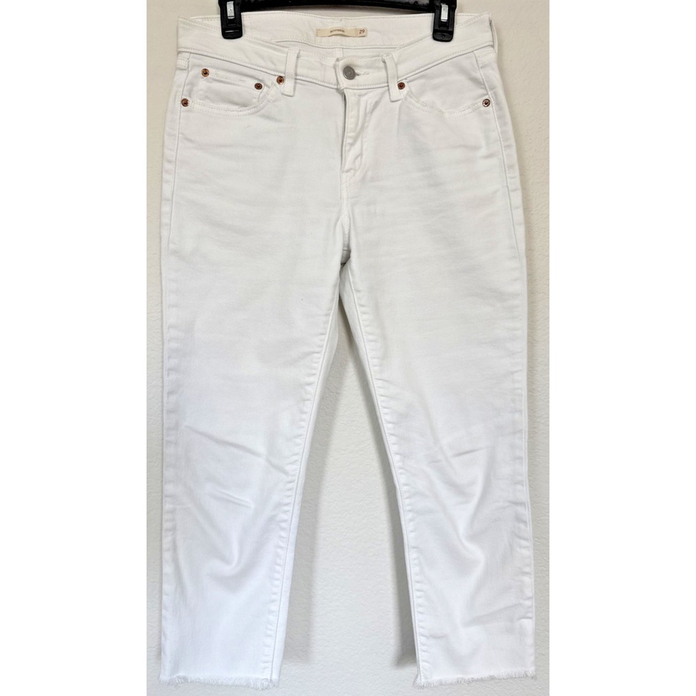 Levi's Women's Boyfriend Jeans in White